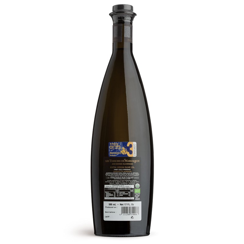 Les Terroirs De Marrakech Extra Virgin Olive Oil, Polyphenol Rich