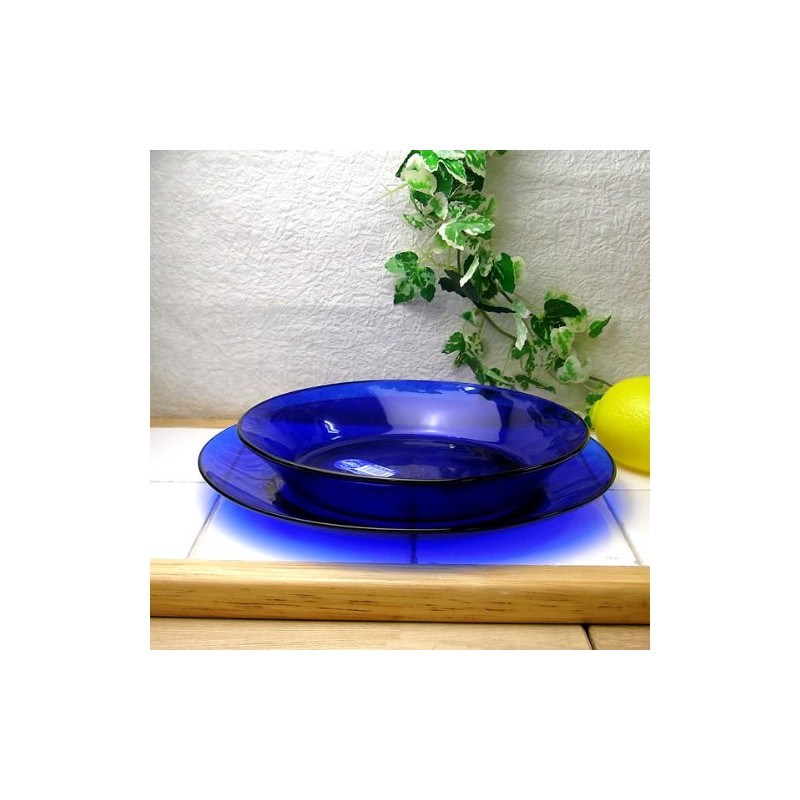 Duralex (dexyurarekkusu) Sapphire Dinner Plate 23.5 cm