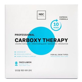 NSC Nombre Kit De 5 Mascarillas Faciales Y De Cuello Con Terapia De Carboxiterapia Coreana Para El Cuidado De La Piel - Mascarillas De Tela...        