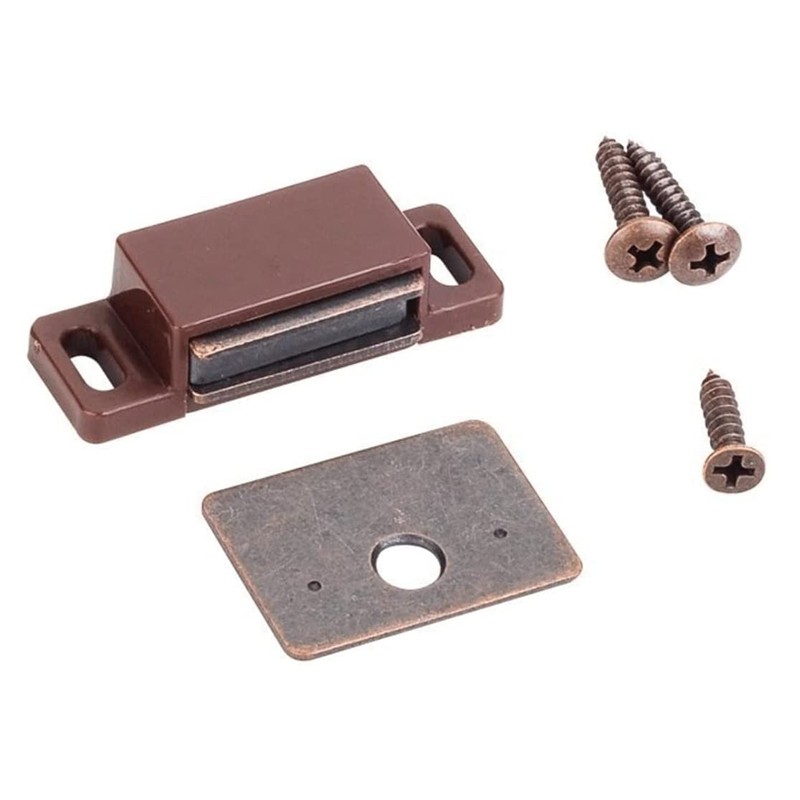 MPJ Single Magnetic Catches Brown/Antique Copper Retail Pack (2)