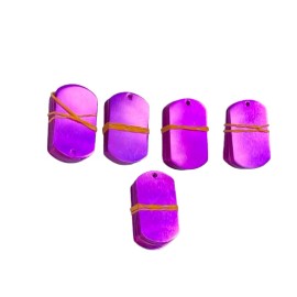 Unbranded One Lot of 50 Pink Military Style Laser Engravable Dog Tags