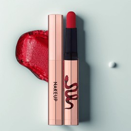 Nakeup Lip Tattoo Indelible Lipstick No. 1 Breathing Red, 0.6g, 1 piece / 네이크업 립타투 안지워지는립스틱 1호 호흡곤란 레드, 0.6g, 1개