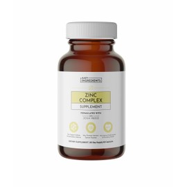Zinc Complex – Highly Absorbable Supplement with Picolinate & Bisglycinate, Plus Quercetin, Resveratrol, L-Histidine & Copper – Supports Immune Function, Skin, Energy & Cellular Health