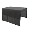 JIAHG Luxurious Chenille Sofa Armrest Organizer with 3 Side Pockets