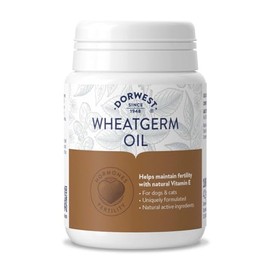 Dorwest Herbs Wheatgerm Oil Capsules for Dogs and Cats 100 Capsules