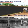 Windscreen4less 3'x12' Deck Balcony Privacy Screen Fence Apartment Balcony Mesh