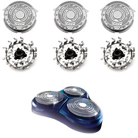 Suleto HQ9 Replacement Shaving Head Compatible with philip Electric Shaver, Hq9 Head Speedxl Razor Blades Cutter for HQ9070 HQ9140 HQ9090 HQ9170 PT920 8270XL 9160XL 9170XL 8170XL, 3Count