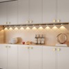 BIGLUFU 12 Pcs Brass Drawer Knobs, Round Kitchen Cabinet Knobs,