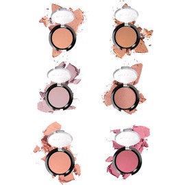 Set/Kit Rubor Blush en Polvo Para Rostro Bissú Nuevo (6 pzas)