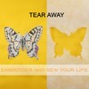 New Brothread Tear Away Machine Embroidery Stabilizer Backing 8"x8" -