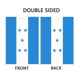 Mflagperft Honduras Garden Flags 12 x 18 Inches Double Sided Vivid Color and Fade Proof Small Honduran Yard Flags for Indoor and Outdoor Decorations (Honduras)