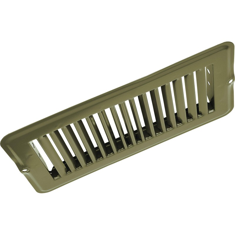 RV Designer H872, Metal Floor Register, Undampered, 7.5 inch x