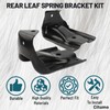 722032 Rear Leaf Spring Bracket Kit Compatible With 1999-2015 Silverado