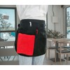 Waterproof Server Apron for Women with 7 Pockets,Quickly Put on