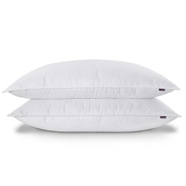So Fluffy! Adjustable Down Alternative Standard/Queen Size Set of 2 Bed Pillows with Medium/Firm Support, 20" x 28", White