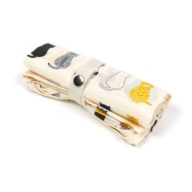 Hamamonyo Eco Tote Large Sitting Cat, white (off-white)