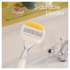 Gillette Venus ComfortGlide with Olay Coconut Womens Razor Handle + 3 Blade Refills