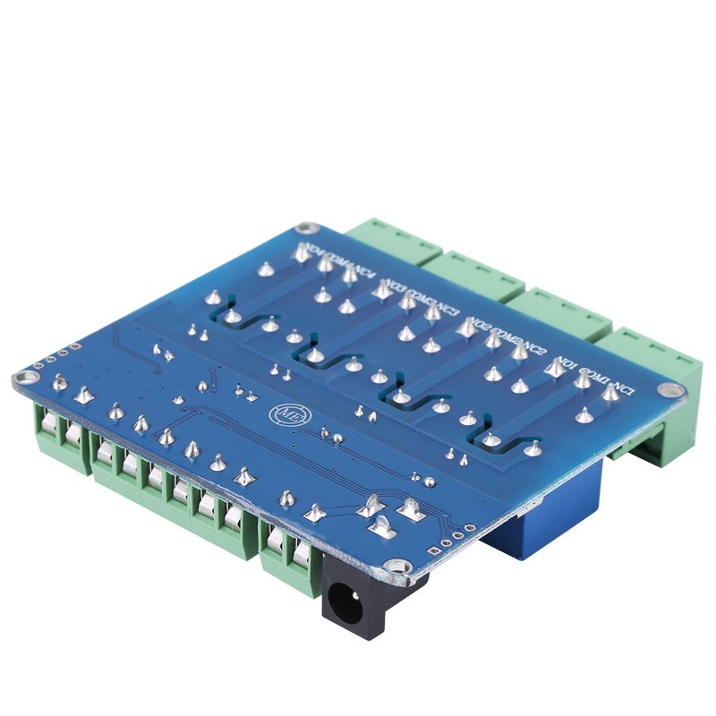 Reliable 4-Channel Relay Module Board with AKLOSIPY 8S103F3 Controller and