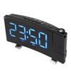 Digital Alarm Clock 180° Projection On Ceiling Wall USB Powered