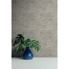 NuWallpaper Nolan Blue Peel and Stick Wallpaper, NUS6200