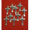 100 Cross SAINT BENEDICT Stainless Steel Catholic Jesus Crucifix Pendant