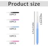 Tabanzhe Micro Eyebrow Brush 50PCS Multifunctional Eyelash Combs Brow Lamination