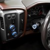 RT-TCZ for Silverado Radio AC Control Knobs Cover Trim Rings