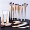 Cross-border New Full-Option 16-Piece No-Logo Eye Fox Beauty Tool Set Puff- 2ea