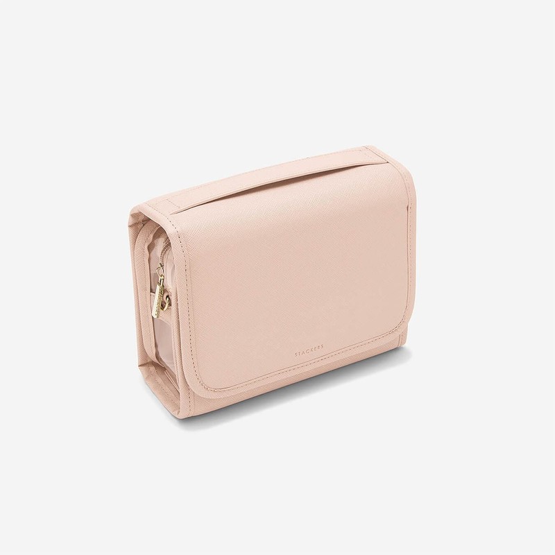 Stackers Blush Pink Small Hanging Washbag