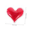 minkissy Reusable Pcs Household Bag Heart Shape Cold Compress for