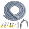 Elyfree Washer Drain Hose, 8Feet Flexible Washing Machine Drain Hose