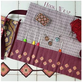 Emma Ball Crochet Hook/Needle Wrap - Persian Tiles by Janie Crow