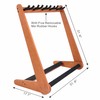 Nefelibata Multi-Purpose Guitar Stands 5 Wooden Guitar Rack Floor Stand