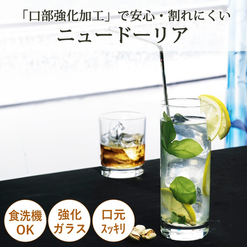 Toyo Sasaki Glass New Doria, Made in Japan, Dishwasher Safe