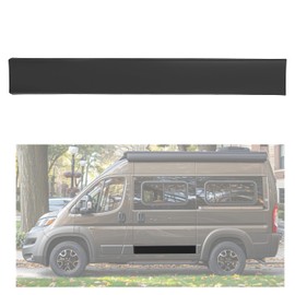 HECASA Sliding Door Trim Molding Cover Compatible with 2019-2022 Dodge Ram Promaster 1500 2500 3500 Black LH Left Driver Side