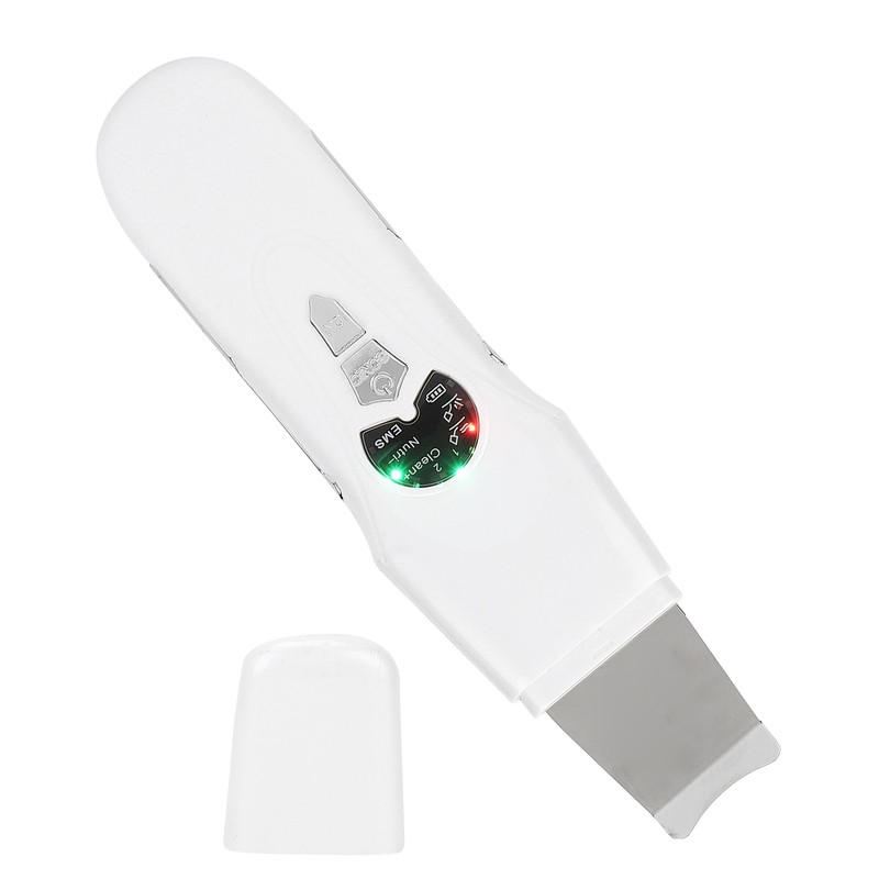 Facial Skin Scraper Ultrasonic Skin Scrubber Spatula 2 Gears Vibration