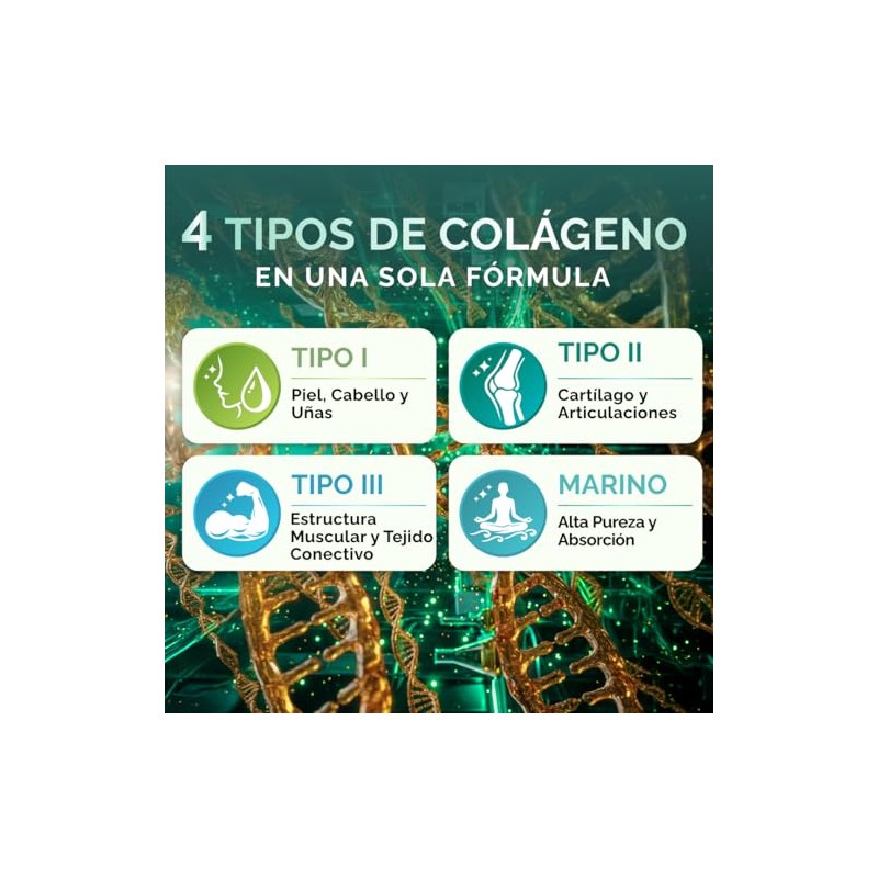 OBY Colageno Hidrolizado I, II, III Marino, Péptidos Bioactivos Polvo
