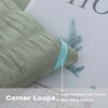 Haowaner Soft Sage Comforter Set Queen, 3 Pcs Sage Green