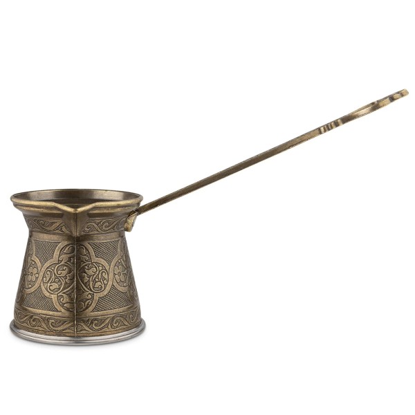 Alisveristime Authentic Turkish Coffee Pot, Handmade Cezve/Ibrik, Multiple Si...