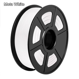 PLA/ PLA+/PLA META 1KG Standard Filament Neatly Wound 1.75mm ±0.02mm Accuracy Springtok for Easter day Mother‘s day gift print for fun:_Meta White