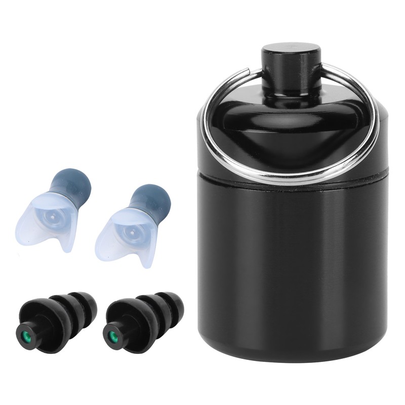 Waterproof Ear Plugs with Filter Noise Reduction Reusable Earplug Protector