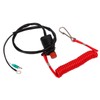Boat Engine Emergency Stop Switch Safety Tether Lanyard ABS for