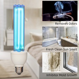 BAIMNOCM UVC Light Bulb, UV Light Bulb 25 Watt, UV-C Lamp 254nm Ozone Free, 1 Count