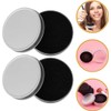 PRETYZOOM Limpiador de Brochas de Maquillaje Esponja, Estuche de Hierro