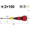 VESSEL 220F Freeturn Ball Grip Driver +2 x 100 mm