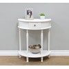 Frenchi Home Furnishing 28.20'' Tall End Table with Storage