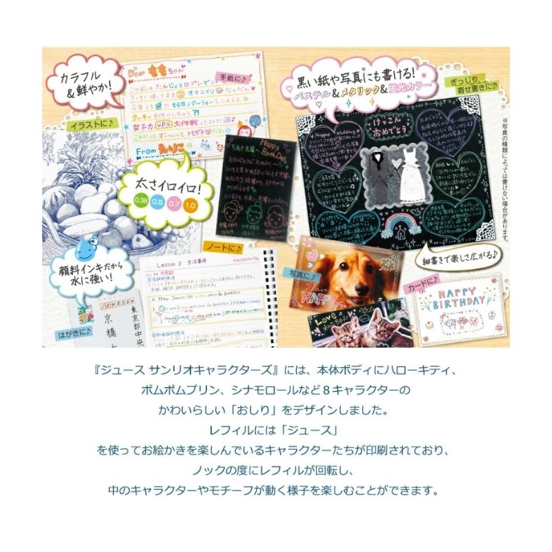 PILOT Pilot Gel Ink Ballpoint Pen Juice Sanrio Characters (Tuxedo