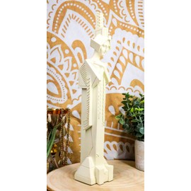 Ebros Gift Frank Lloyd Wright Midway Gardens White Sprite With Crossed Arms Statue Decor