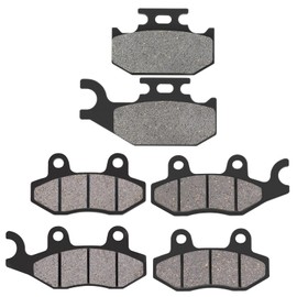 AWSZH Front and Rear Brake Pads fit for Yamaha Rhino 660 YXR660 4x4 2004-2007 Raptor 700 700R YFM700 2006-2012 Rhino 450 YXR450 4x4 2006-2009 Yamaha Raptor 700 YFM700RSE Special Edition 2007 2009-2012