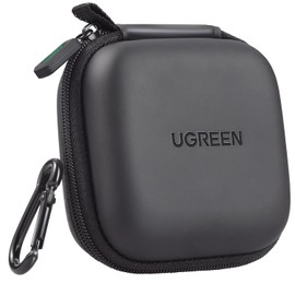 UGREEN Funda Almacenamiento para Auriculares, Mini Organizador Portátil de EVA para Cables, Estuche Rígida Impermeable para Guardar AirPods, Cargador, Tarjeta SD, MP3, Llaves